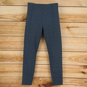 Liverpool Leggings Womens 6 Dark Gray Geometric Stretch Elastic Waist Mid Rise - Picture 1 of 8