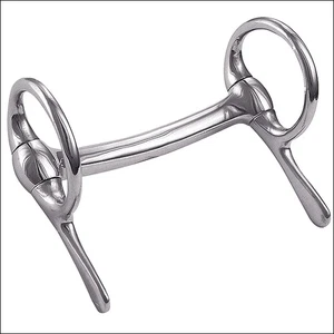 83WL Weaver Leder Miniatur Halbwange Fahrpferd Gebiss Mullenmaul Nickel - Bild 1 von 4