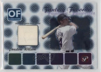 2004 Topps Pristine Fantasy Favorites реликвии Престон Уилсон #PW - Изображение 1 из 2