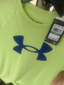 Under Armour NWT Boys' Tech Big Logo Short-Sleeve T-Shirt Youth Large - Picture 1 of 6