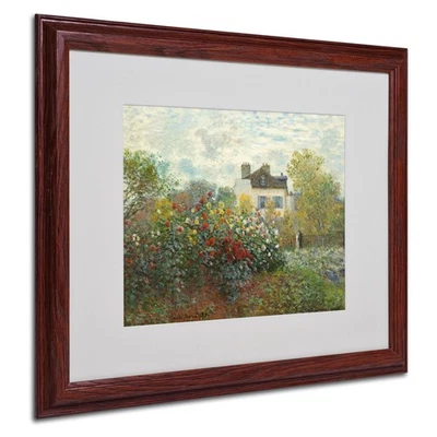 Framed Wall Art - Claude Monet 'The Artist's Garden In Argenteuil' Wall Decor... - Image 1 of 4