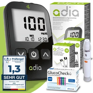 Glucometro (Mg) + 110 Strisce per Glicemia + 110 Lancette, 1 Pungidito, 1 Astucc - Foto 1 di 12