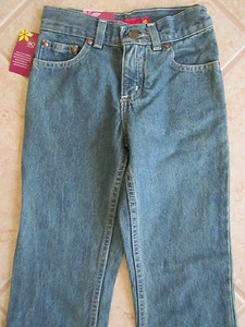 NWT Girl's 8 Slim Blue Jeans Skinny Flare Bootleg Denim Tween Kids Pants $19.99 - Picture 1 of 6