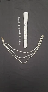 Pearl necklace. Swarovski bracelet. Rings 925 sterling silver. Early 20th centur - Picture 1 of 24