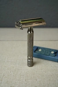 Mid Century 1953s Gillette Super Speed DE Chrome Nickel DE Safety Razor - Y4 - Bild 1 von 8