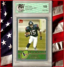Andre Johnson 2003 Topps Texans WR Rookie Card PGI 10