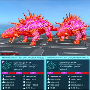Valentines Ankylosaurus Paarung Paar - Anky - Arche Ascended Crossplay PVE - Bild 1 von 3