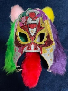 IO SHIORAI IYO SKY Momoiro Clover Z collaboration autographed mask WWE Japan - Picture 1 of 7