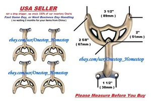 4 - 42" Antique Brass Ceiling Fan Blade Arms Replacement Brackets Brand NEW - Picture 1 of 5