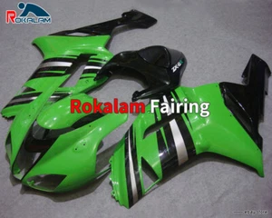 Juego de carenado ABS para ZX-6R 07 08 ZX636 636 ZX6R 2007 verde negro carrocería - Imagen 1 de 1