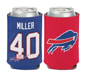 Football Buffalo Bills "#40 Von Miller" 12oz Can Cooler - Picture 1 of 1