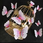 12 x 3D Butterfly Wall Stickers Home Decor Room Decoration Sticker Bedroom Cute