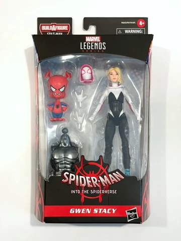 Marvel Legends Gwen Stacy & Peter Porker Spider-Man Into the Spider-Verse BAF Cover