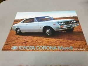 1969 ? TOYOTA CORONA MK 2 TECHO RÍGIDO 1900 SL Original Folleto de Venta RARO - Imagen 1 de 2