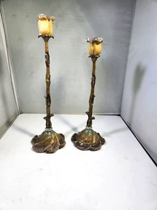 DOS CANDELABROS JAY STRONGWATER CON JOYAS - Imagen 1 de 10