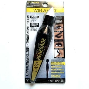 Wet N Wild Lash Renegade Fiber Mascara Multi Dimensional Brazen Black C145A  - Picture 1 of 4