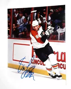Eric Lindros Signed 8x10 Photo COA NHL 1993 Philadelphia Flyers HOF - Picture 1 of 3
