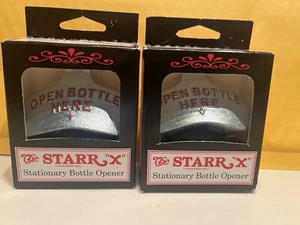 The Starr X Wall Mounted Bottle Opener New In Box With Screws lot of 2 barware - Picture 1 of 4