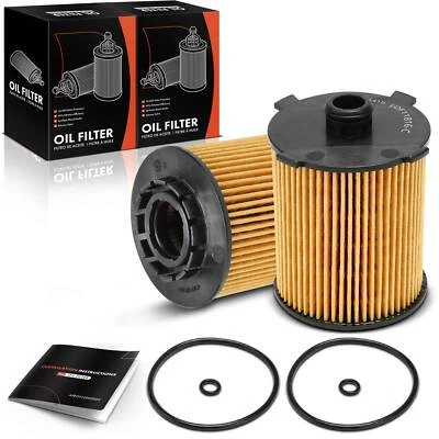 Filtro de aceite de motor 2 piezas para Volvo S60 S80 V60 Cross Country XC40 XC60 10 k millas Foto 1 de 4
