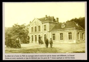1998  --  LA GARE DU CREUSOT AVANT GUERRE   3D336 - Imagen 1 de 1