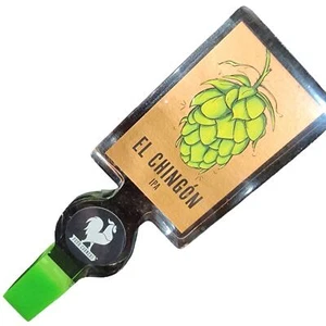Four Corners El Chingon Beer Tap Handle Pull Brewery Rooster Cerveza Dallas TX - Picture 1 of 8