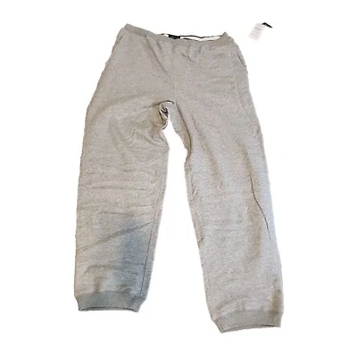 Calça de moletom de algodão cinza Nautica - Tamanho Logotipo de veleiro de bolso com zíper XXL novo com etiquetas - Imagem 1 de 4