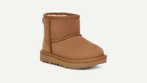 Toddlers Classic Mini II Suede 1017715T Chestnut 100% Original Brand New - Picture 1 of 6