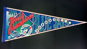 1992 TORONTO BLUE JAYS World Series Commemorative World Champs Pennant