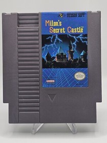 MILON'S SECRET CASTLE (Nintendo NES) Authentic Game Cart Only Clean & Tested