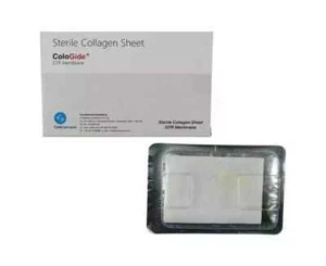 10 X NEW COLO GIDE STERILE COLLAGEN SHEET GTR MEMBRANE 15 x 20mm - Picture 1 of 8