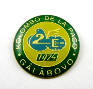 Pin 'Paloma de la Paz' 20 años de la Sociedad Esperantista - Imagen 1 de 3