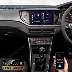 2+32GB Android 13 Autoradio CarPlay GPS DSP Navi für VW Polo MK6 2017-2022 - Bild 1 von 11