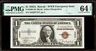 1935A Hawaii Wwii Emergency Issue Silver Certificate Pmg Choice 64 Epq