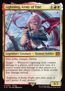MTG - LIGHTNING, ARMY OF ONE - Final Fantasy (M) - Bild 1 von 1