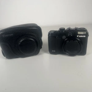 Canon PowerShot G10 Compact Digital Camera 14.7MP 5x Optical Zoom Black - Picture 1 of 16
