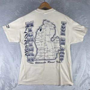 VTG 1995 Michigan Best Bars Shirt Rare Men’s XL Logo Double Sided Hanes Beefy - Imagen 1 de 9