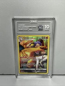 2022 POKEMON SWORD & SHIELD LOST ORIGIN #TG03 FULL ART/CHARIZARD PSA 10 - Picture 1 of 3