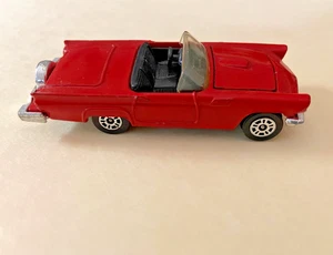Vintage Corgi 1980 Ford Thunderbird 1:64 Diecast Red Convertible - Picture 1 of 4
