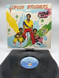The Gibson Brothers-Cuba 1979 1st Press Island LP UK Press Disco Funk - Foto 1 di 1