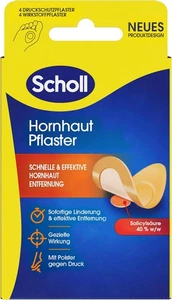 Scholl Hornhautentferner Pflaster Set Wirkstoff Druckschutz Fußpflege 8Stück - Bild 1 von 12