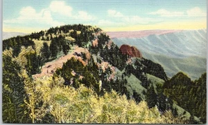 Vintage Sandia Crest Scenic Postcard, Sandia Mountains, Albuquerque NM - Picture 1 of 2