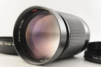 [Exc+5 w/ Hood] Contax Carl Zeiss Planar T* 135mm f/2 AEG Lens C/Y Mount JAPAN - Image 1 of 4