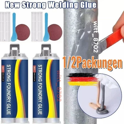 Strong Foundry Glue Metal Repair Glue AB Metal Glue Heary Duty Weld 85ml DE NEU - Bild 1 von 4