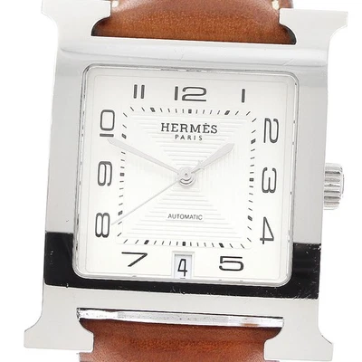 HERMES H watch HH2.810 Date Silver Dial Automatic Men's Watch_911691 - Image 1 of 4