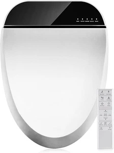 Combier Bidet Toilet Seat with Heated Warm Water & Nozzle Wash, Auto-Dry, Quiet - Picture 1 of 7