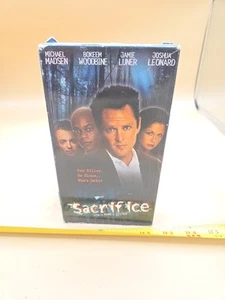 Sacrifice VHS 2000 horror Michael Madsen bokeem woodbine video kingdom ex rental - Picture 1 of 7