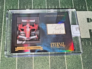 2024 Eternal Cuts Authentic History Relic Michael Schumacher Forma 1 GOAT 42/75 - Picture 1 of 2