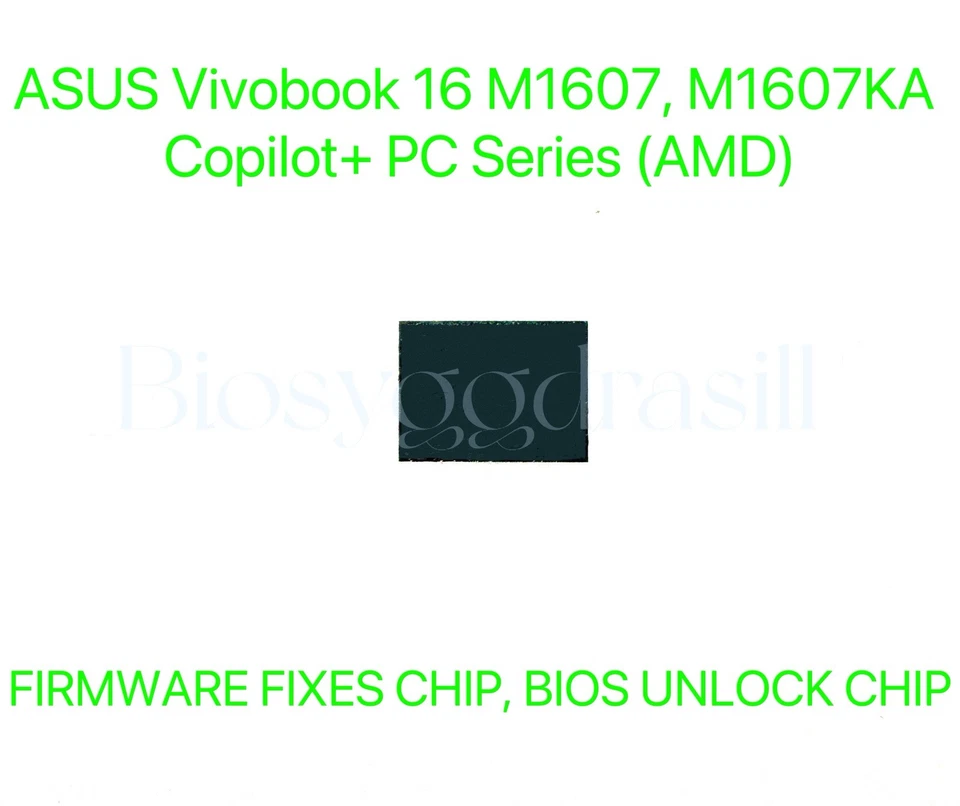 ASUS Vivobook 16 M1607, M1607KA Copilot+ Serie PC, SIN CONTRASEÑA CHIP BIOS AMD Foto 1 de 1