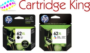 HP 62xl Schwarz und 62xl Farbkombipack Schwarz Seitenleistung 600, Farbe 415 (Teile-Nr. - Bild 1 von 1