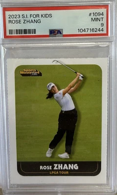 2023 S. I. For Kids 1094 PSA 9 Mint Rose Zhang Rookie RC LPGA Tour Stanford - Image 1 of 2